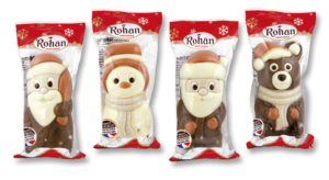 Père noel chocolat blanc 125g (Rohan)