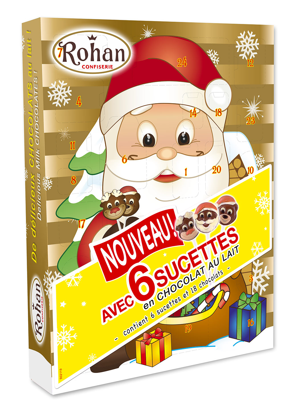 Les chocolats du Père Noël Confiserie Rohan